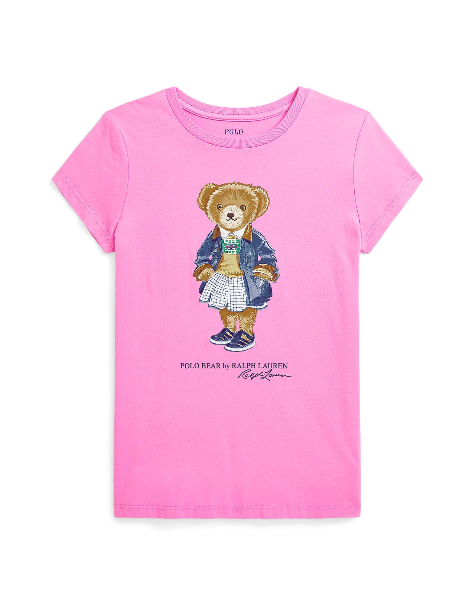 Ralph Lauren Girls Polo Bear Cotton Jersey Tee - NorthGirls