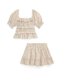Ralph Lauren Mini Girls Tier Skirt & Top Set - NorthGirls