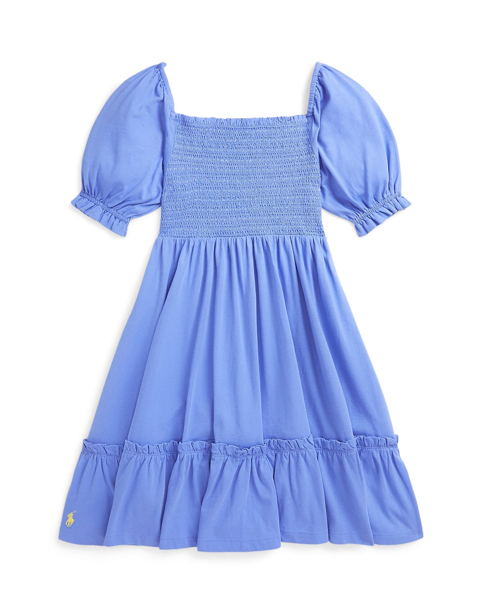 ralph lauren smocked cotton dress Smocked Cotton Dress