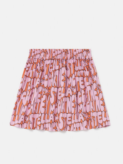 Girl Cosmic Stella Lettering Skirt