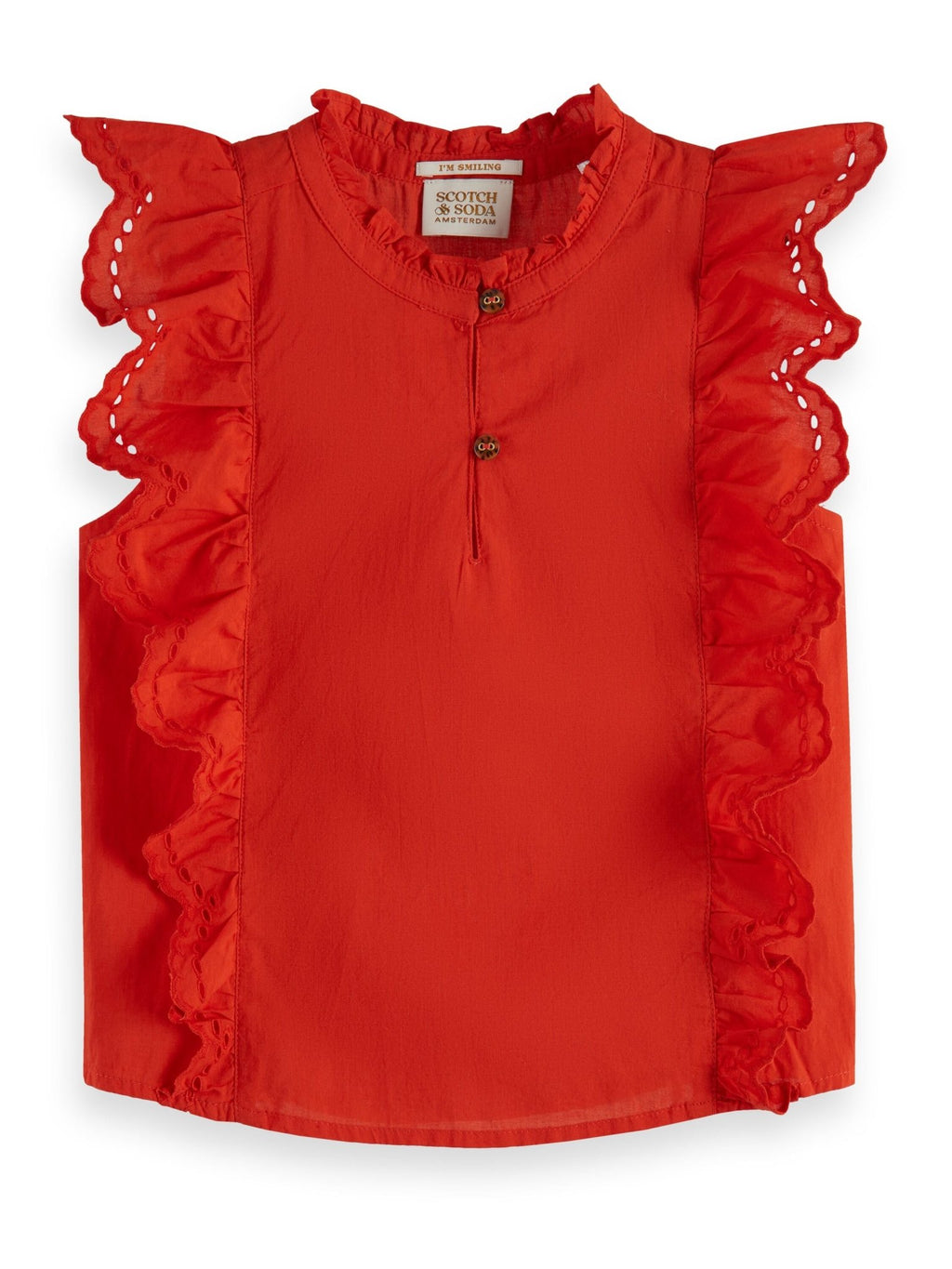 Scotch & Soda Sleeveless Red Blouse _ 177437 - 3588 - NorthGirls