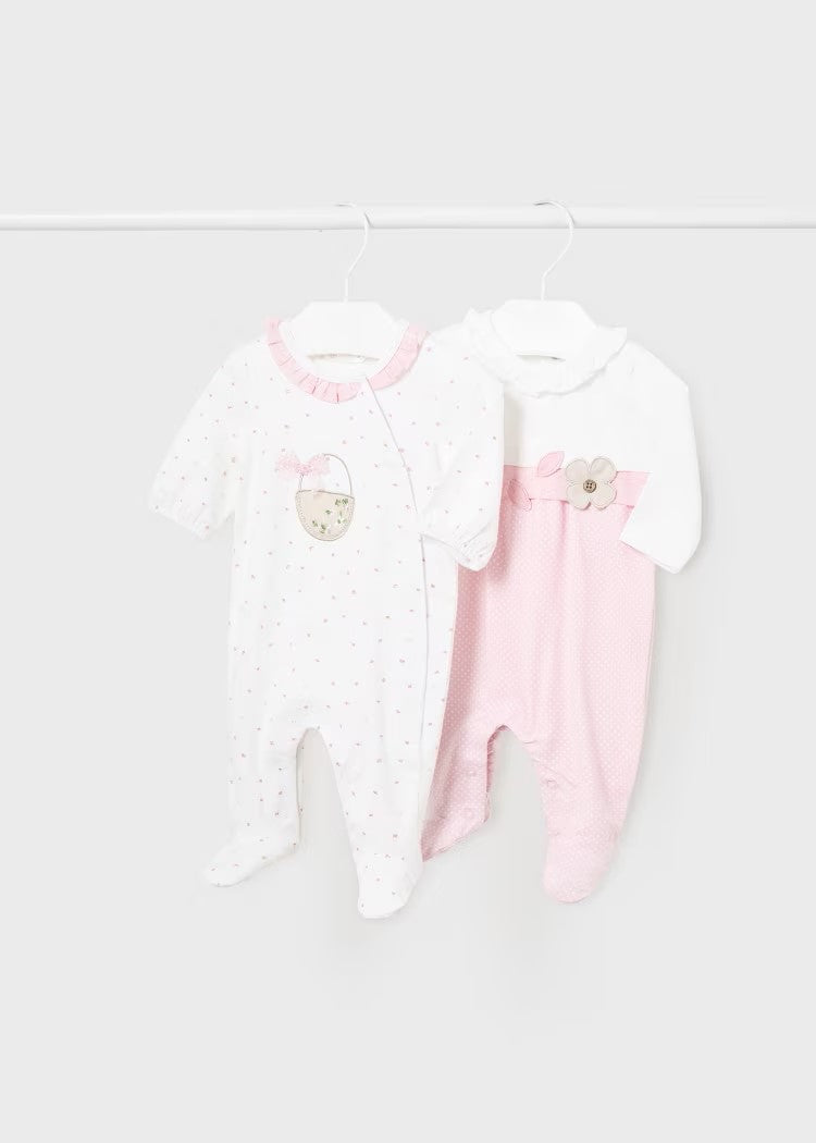 Mayoral Baby Newborn OneOnesiesie Set of 2_ 1709-89