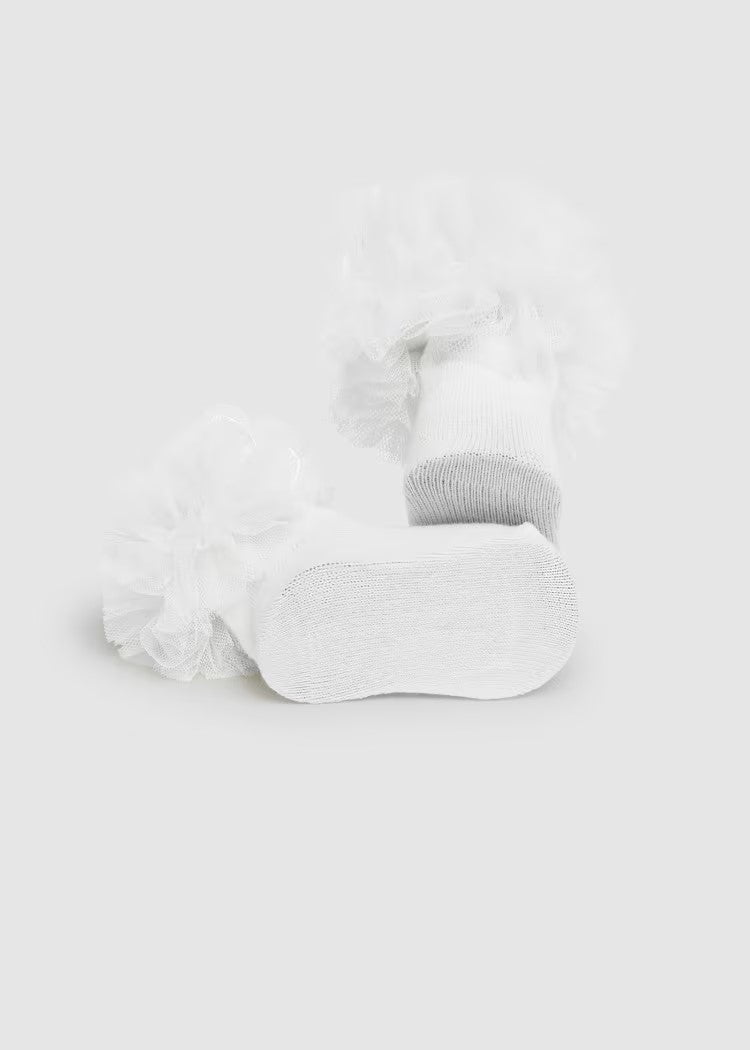 Mayoral Baby Newborn Sock w/ Headband Set_ 9710-93