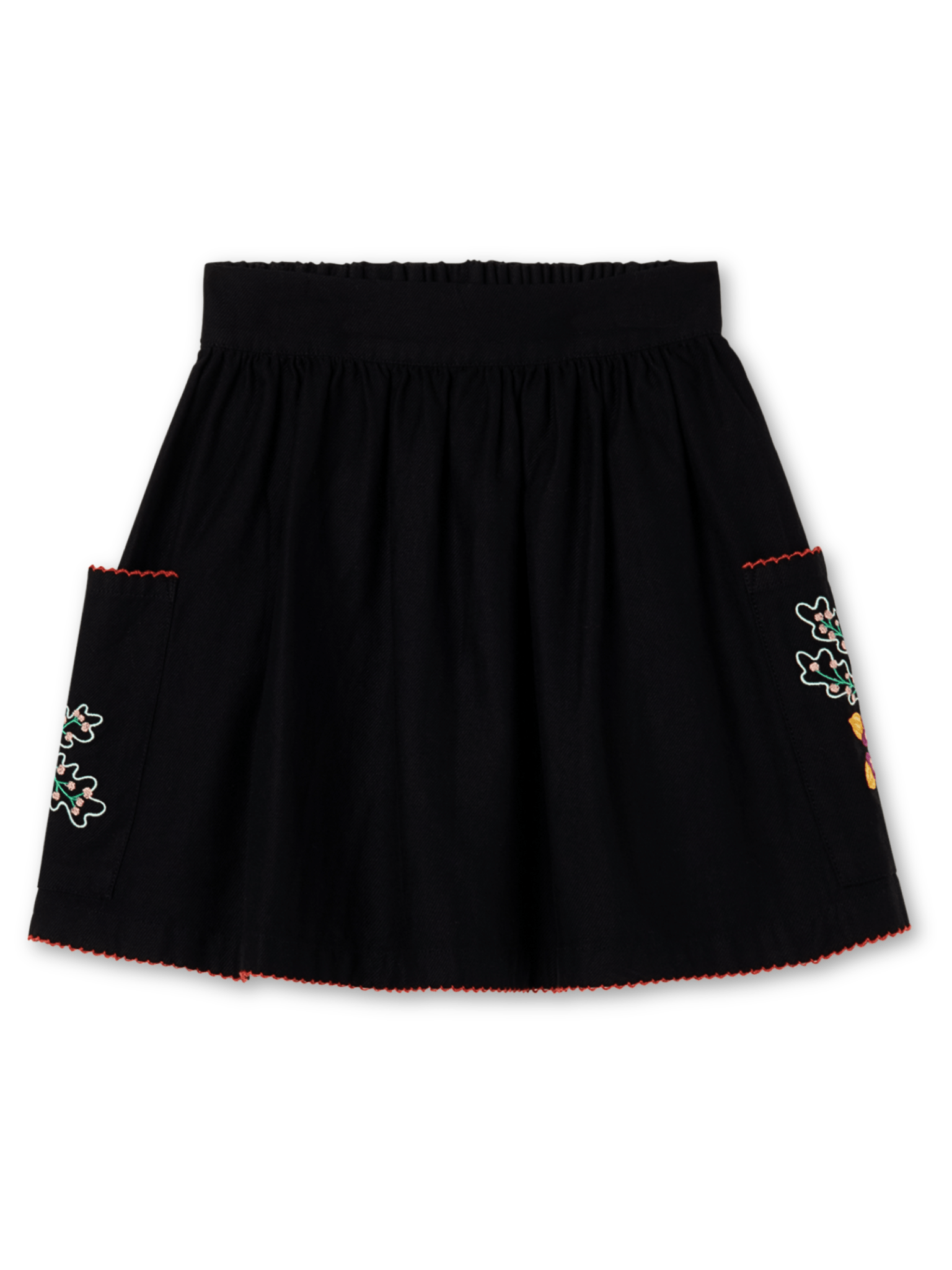 Stella McCartney Black Flower Embroidery Skirt _TT7A84Z1267 - 921 - NorthGirls