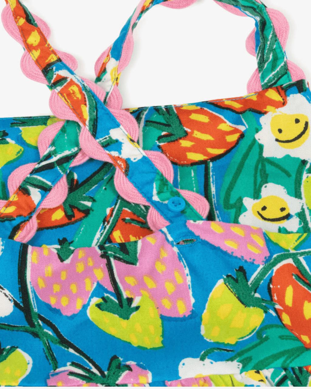 Stella McCartney Girls Strawberry Floral Strappy Dress_ TW1B02 - Z2539 - NorthGirls