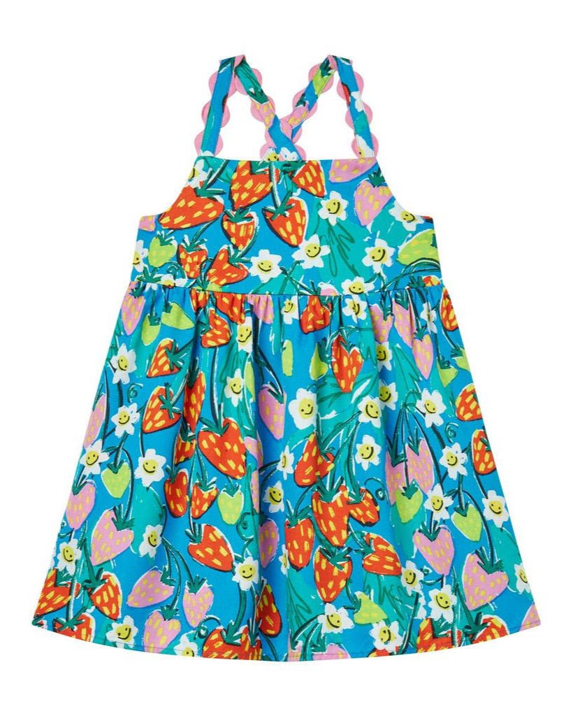 Stella McCartney Girls Strawberry Floral Strappy Dress_ TW1B02 - Z2539 - NorthGirls