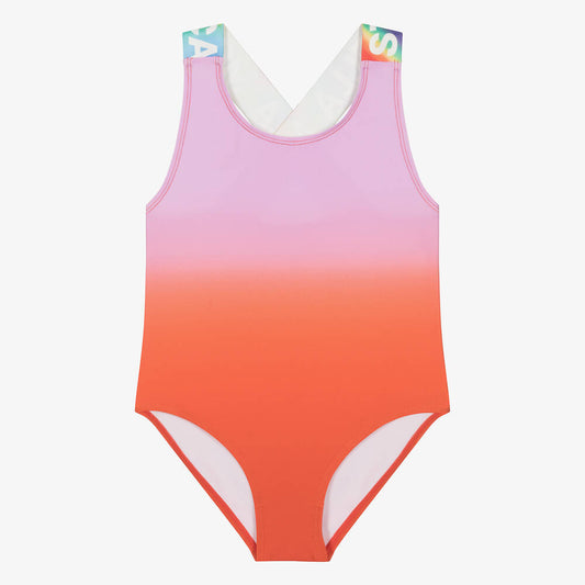 Stella McCartney Tie Dye Swimsuit W/ Rainbow Logo Tape _TUCB09 Z1777