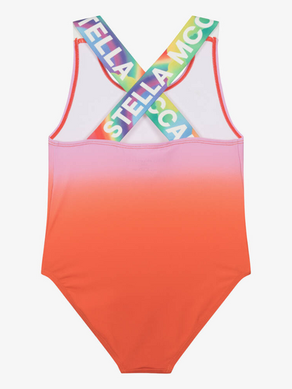 Stella McCartney Tie Dye Swimsuit W/ Rainbow Logo Tape _TUCB09 Z1777