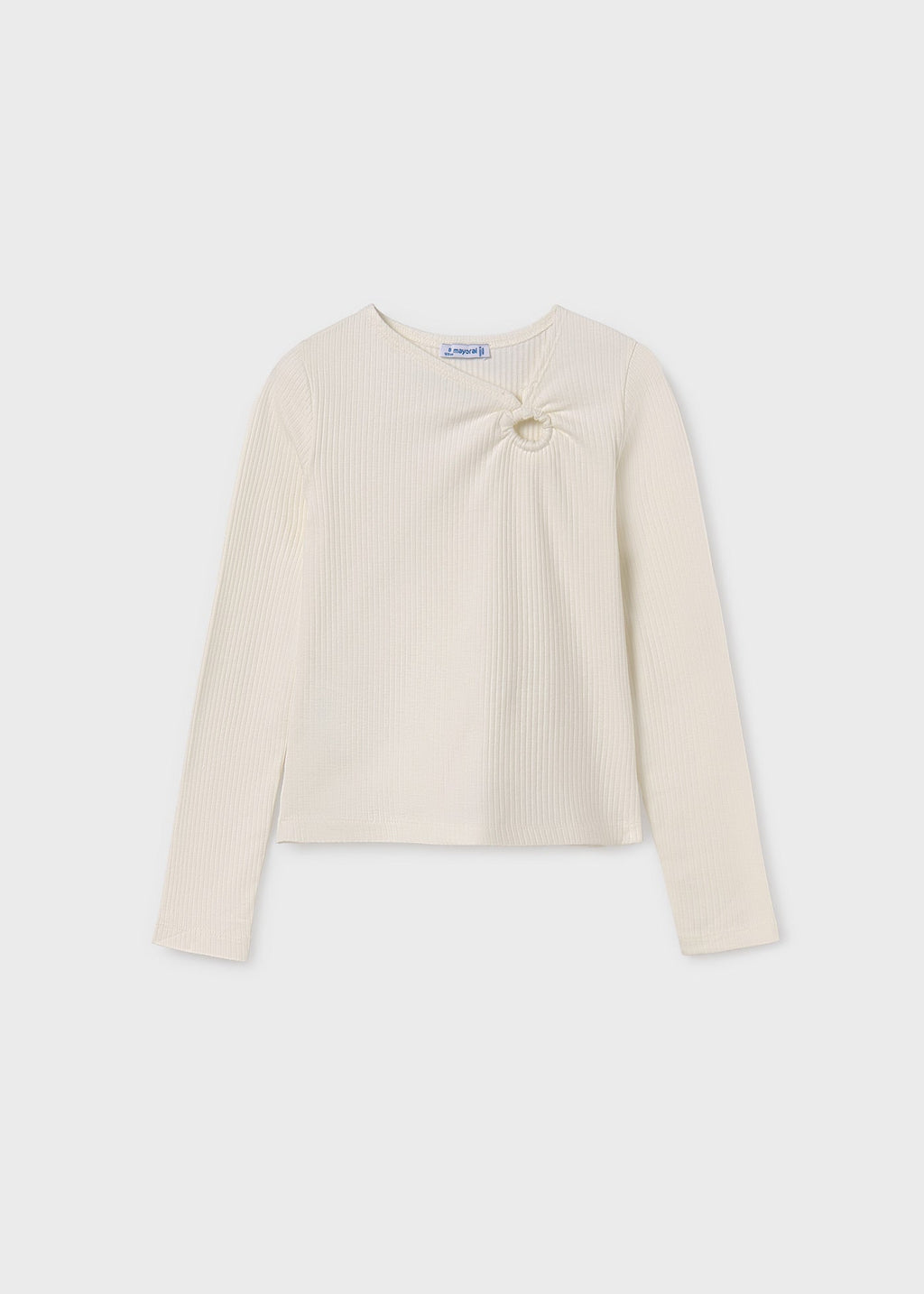 Teen Girl Long Sleeve Ribbed Shirt - NorthGirls