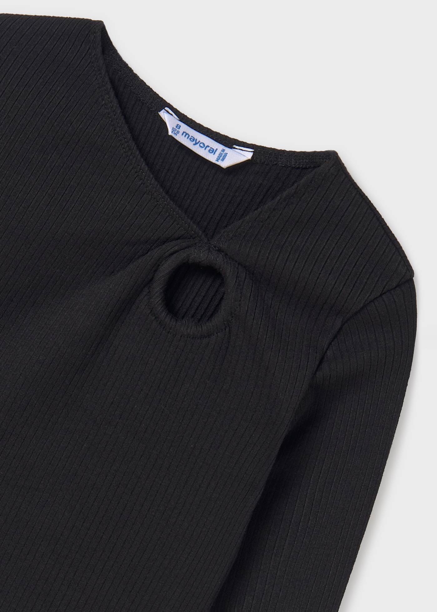 Teen Girl Long Sleeve Ribbed Shirt - NorthGirls