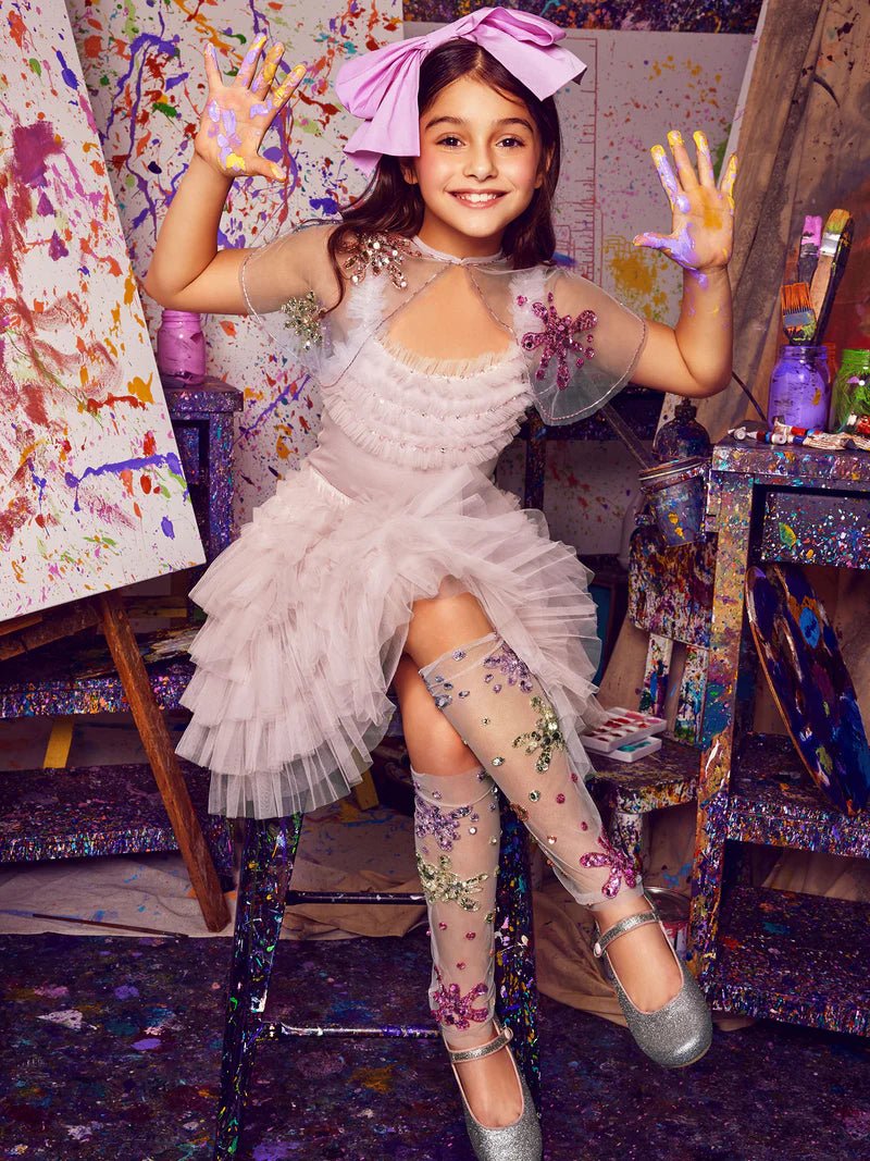 Tutu Du Monde Pink Cloud Sketch Top _TDM8749 - NorthGirls