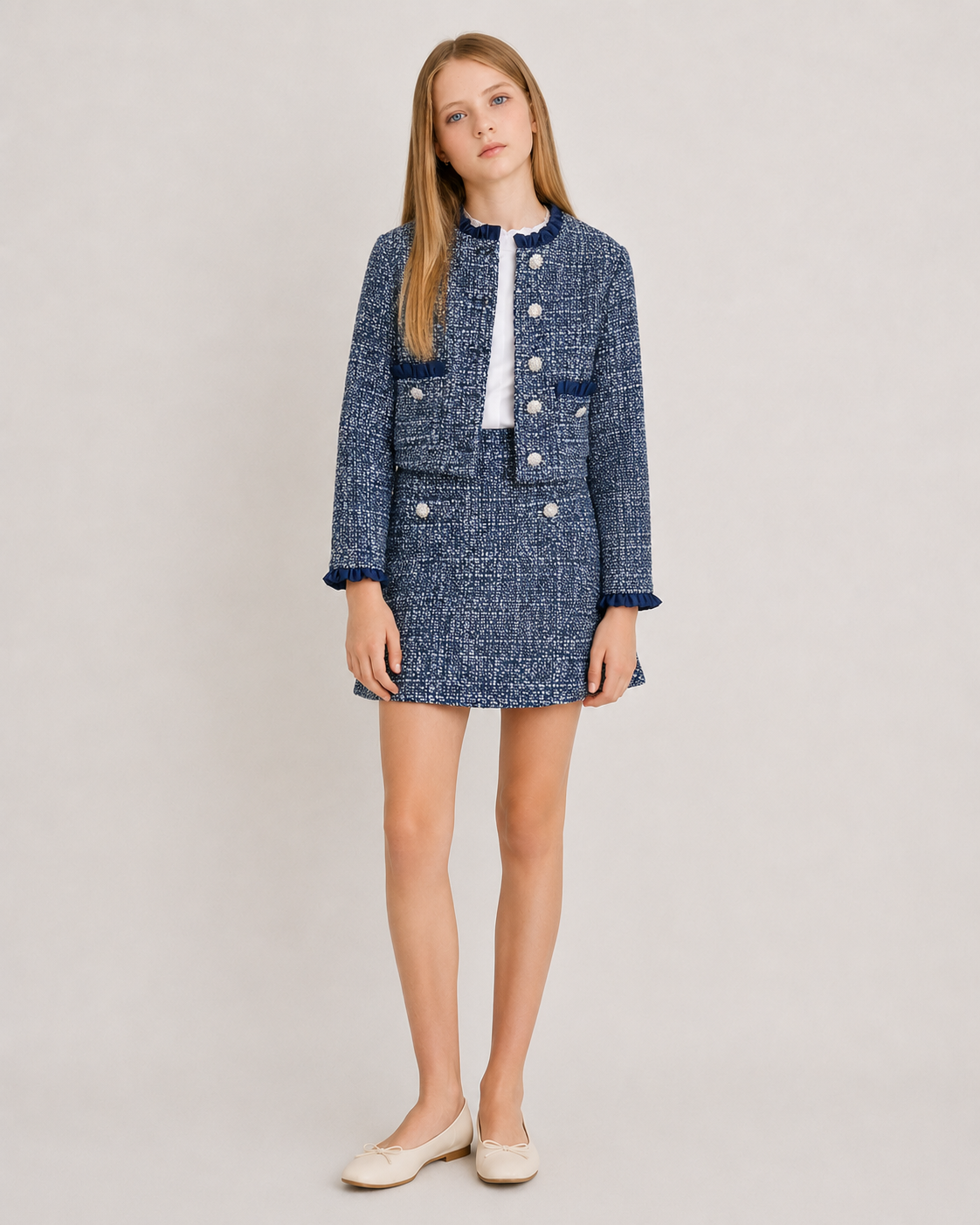 Tutu Du Monde Girls Dreamtide Tweed Suit