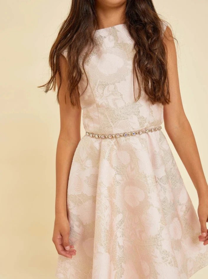 UDT ARIELLE Jacquard Fit & Flare Cap Sleeve Dress _T3886K - NorthGirls