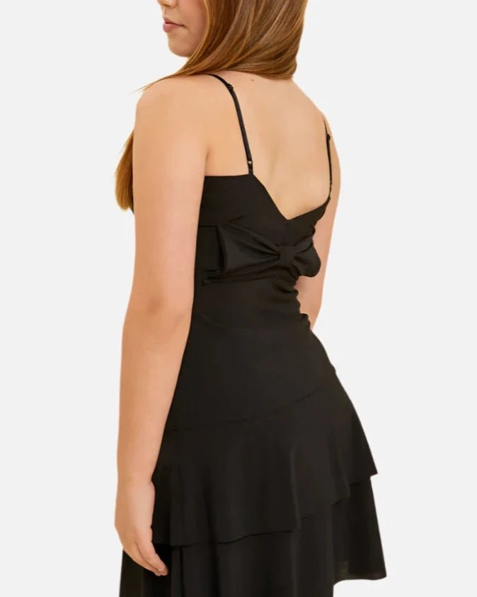 UDT CHLOE Bow & Tier Dress _K5041KI - NorthGirls