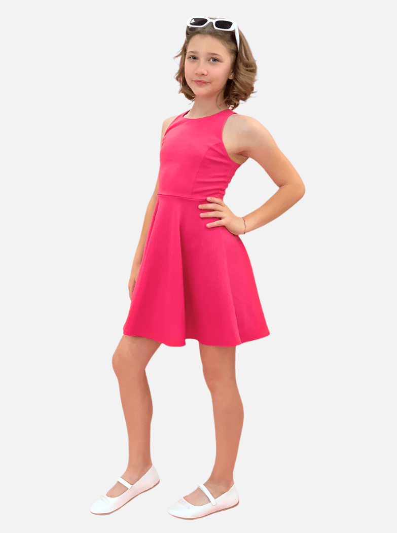 UDT JADYN Fit & Flare Racerback Dress _T3761K - NorthGirls