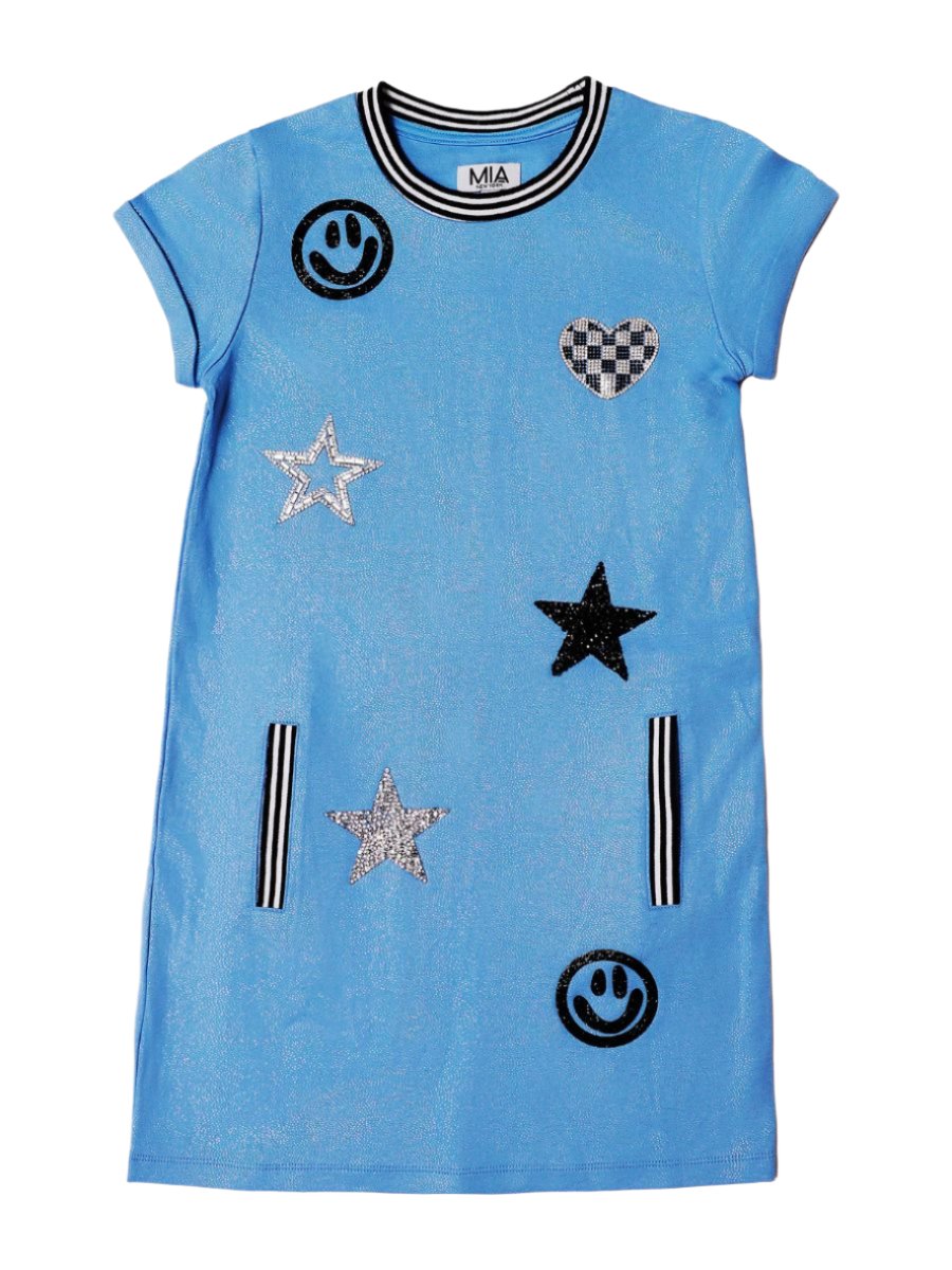 Girls Blue Icon Dress