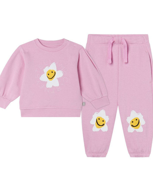 Baby girls flower tracksuit