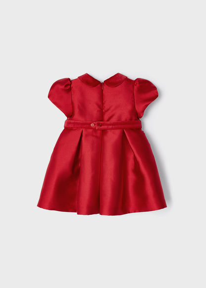 Mayoral Baby Taffeta Dress _Red 2944-045