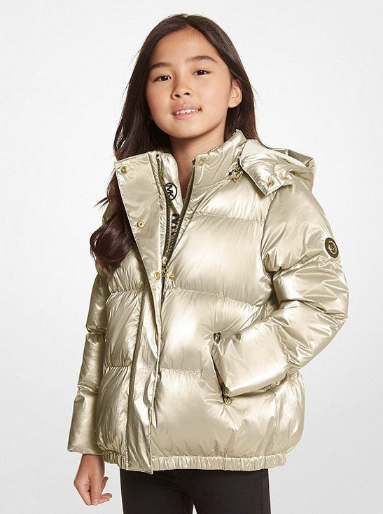 Michael kors shop coats womens gold