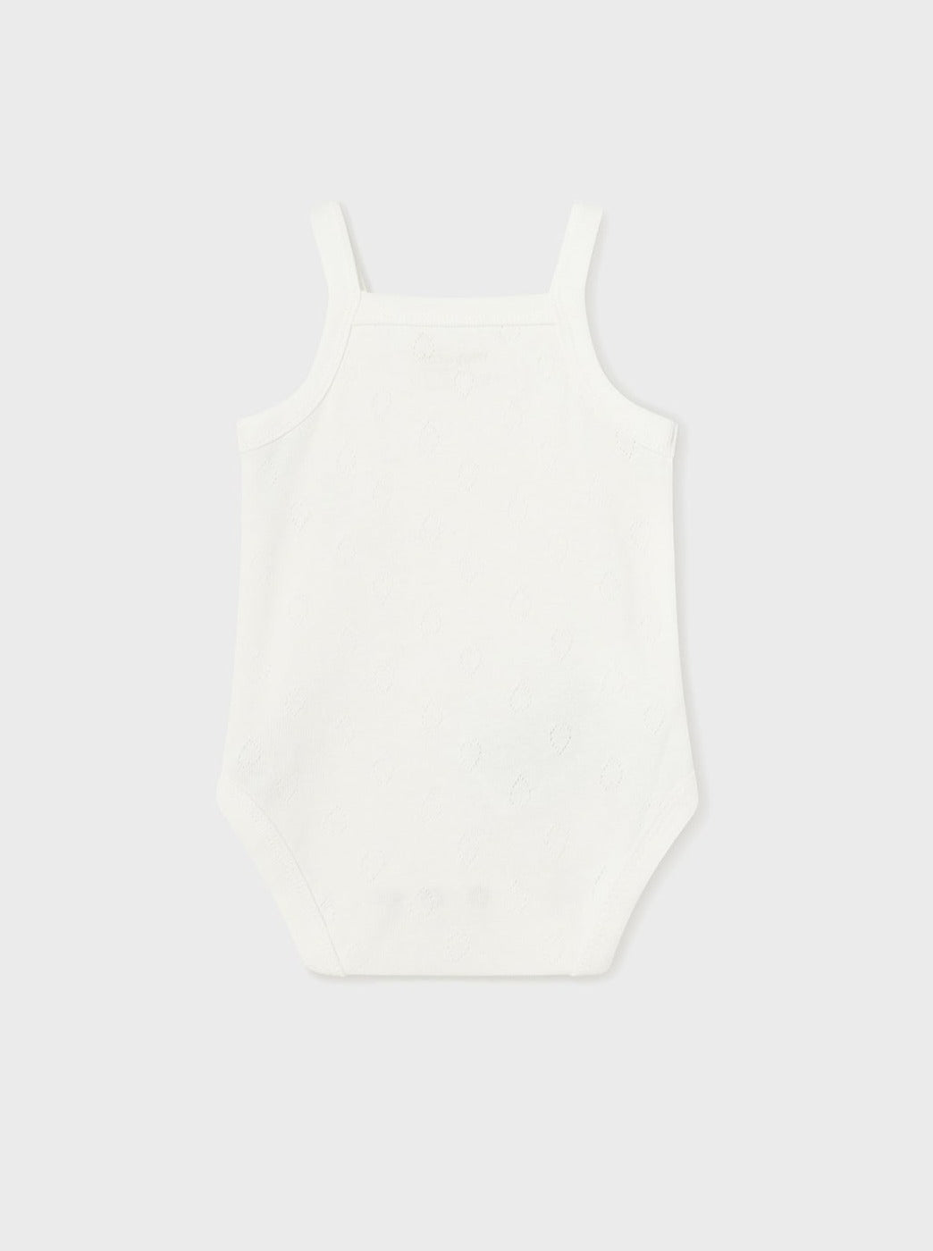 Mayoral Baby Classic Bodysuit W/ Straps _Off White 168-078