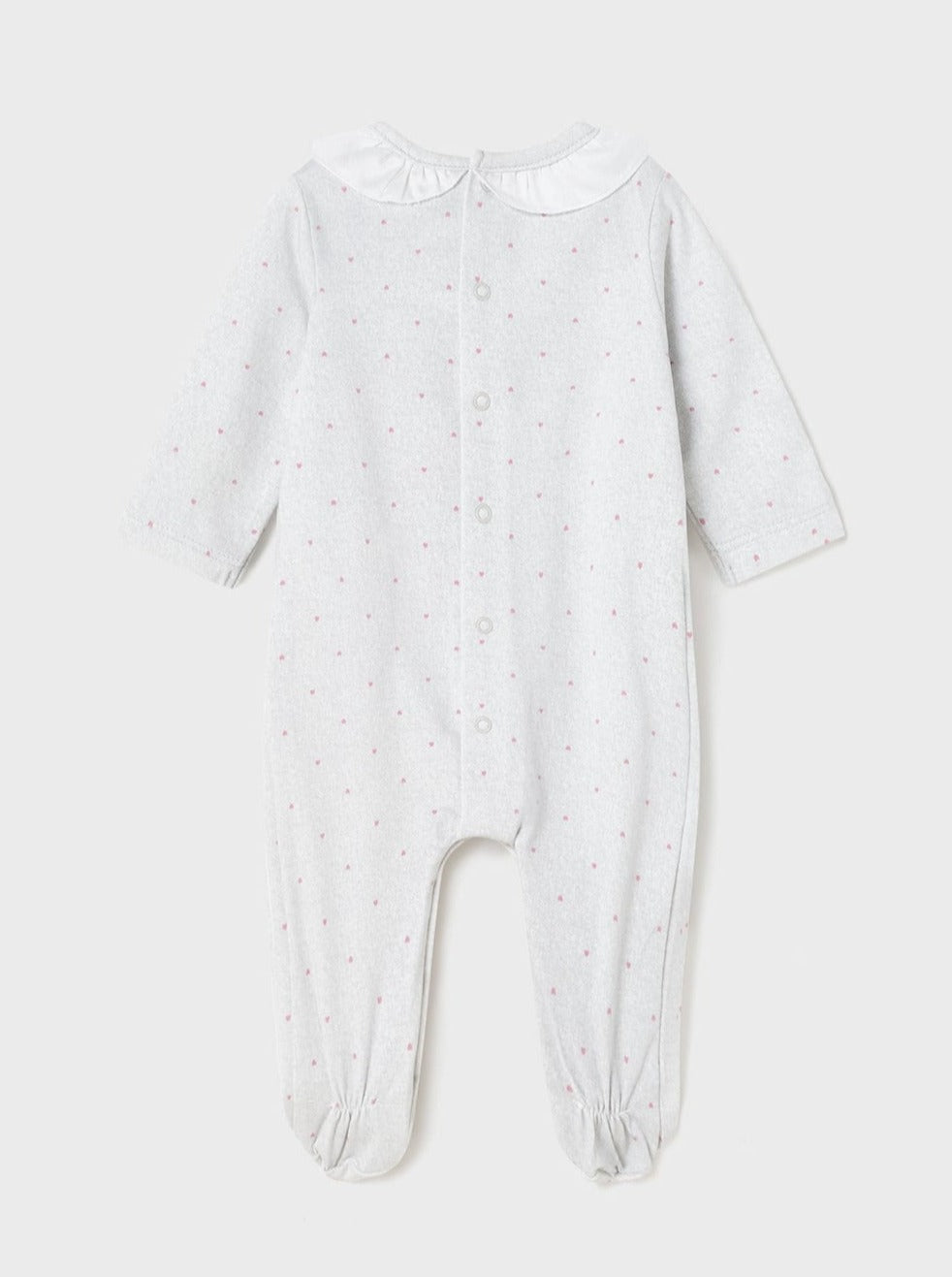 Mayoral Baby Footed Onesie _Grey 1738-022