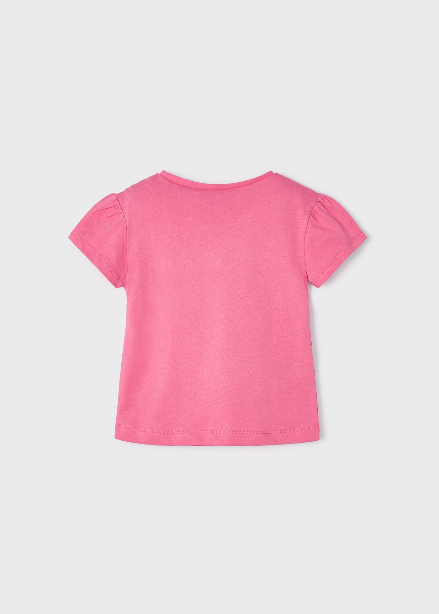 Mayoral Mini T-Shirt w/Embroidery Details _Pink 3057-16