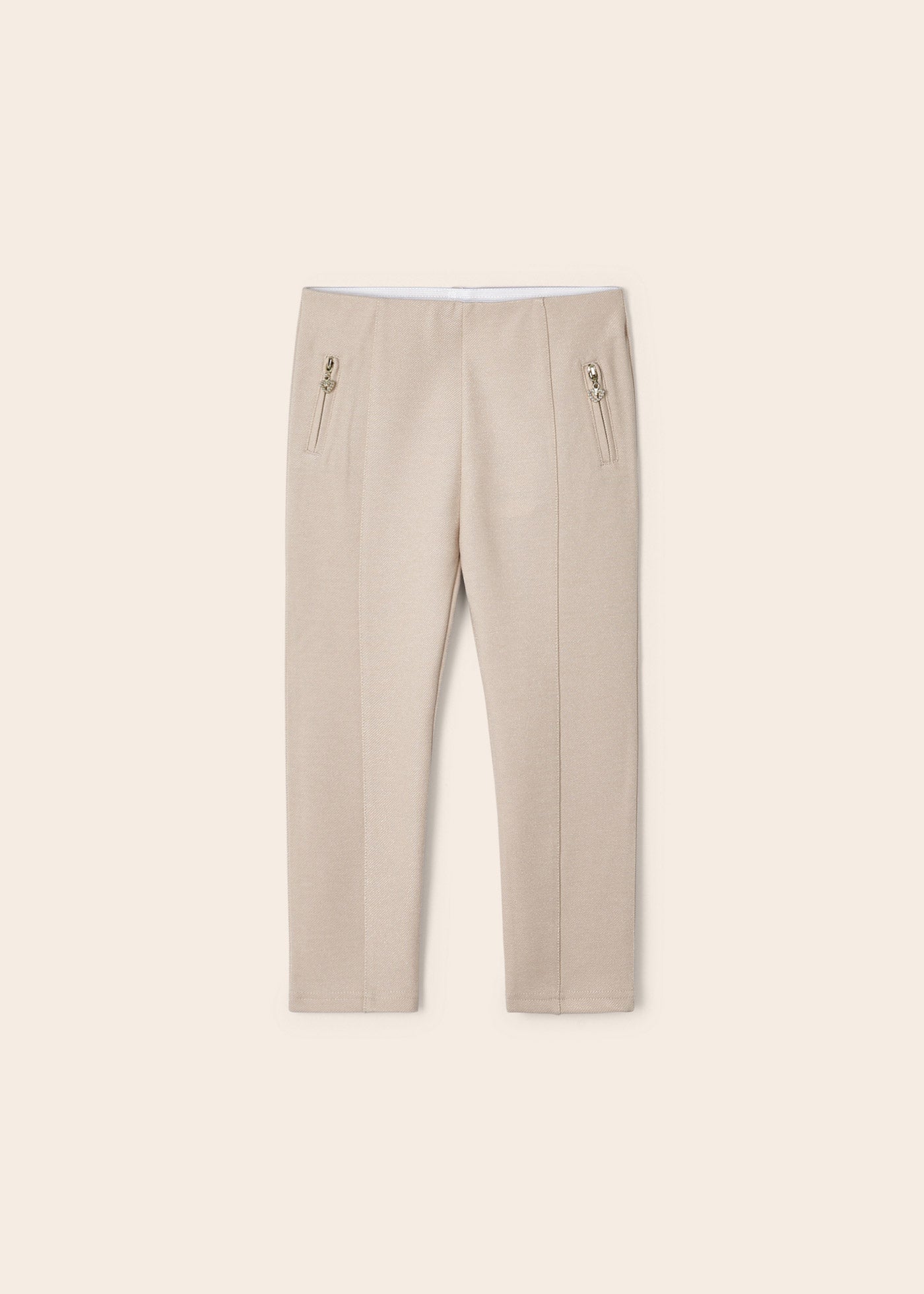 Mayoral Mini Dressy Trousers _Beige 3501-87