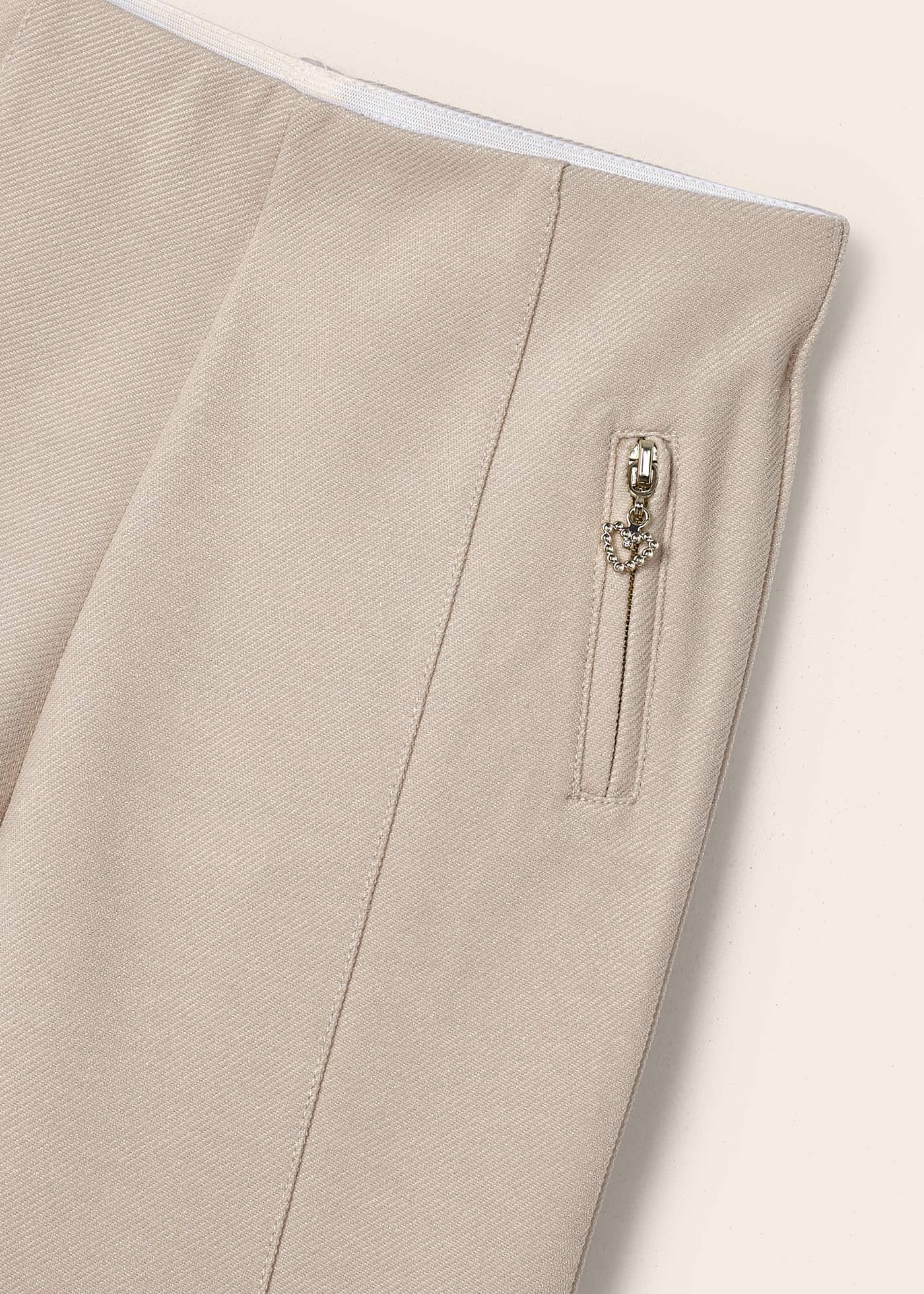 Mayoral Mini Dressy Trousers _Beige 3501-87