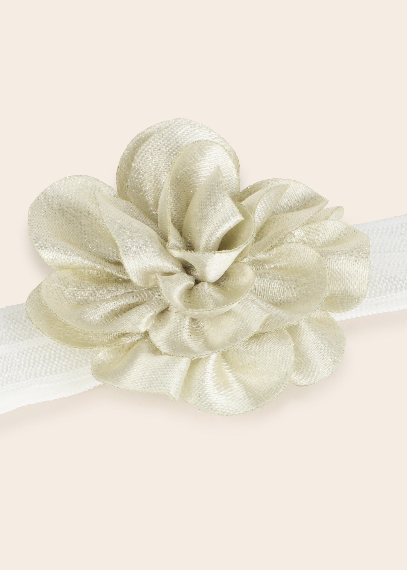 Mayoral Baby Headband & Clip _Cream 9612-023