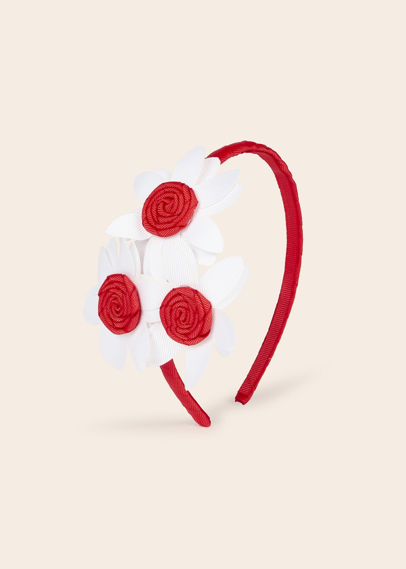 Mayoral Baby Flower Headband _Red 10424-059