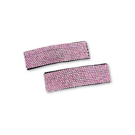 Bari Lynn Crystallized Clips _Pink BLSS22-004