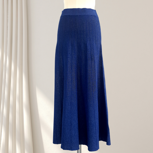 Monnalisa Knit Skirt _Blue 170700-0059-0051