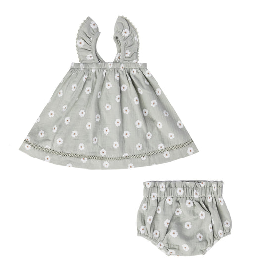 Quincy Mae Baby Ruffle Tank Dress & Bloomer Set _Blue QM044-P1233