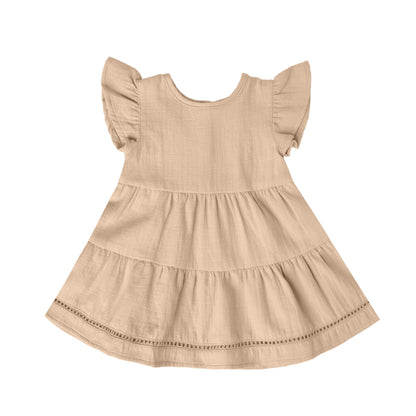 Quincy Mae Lily Dress & Bloomer Set _Pink QM334-P992