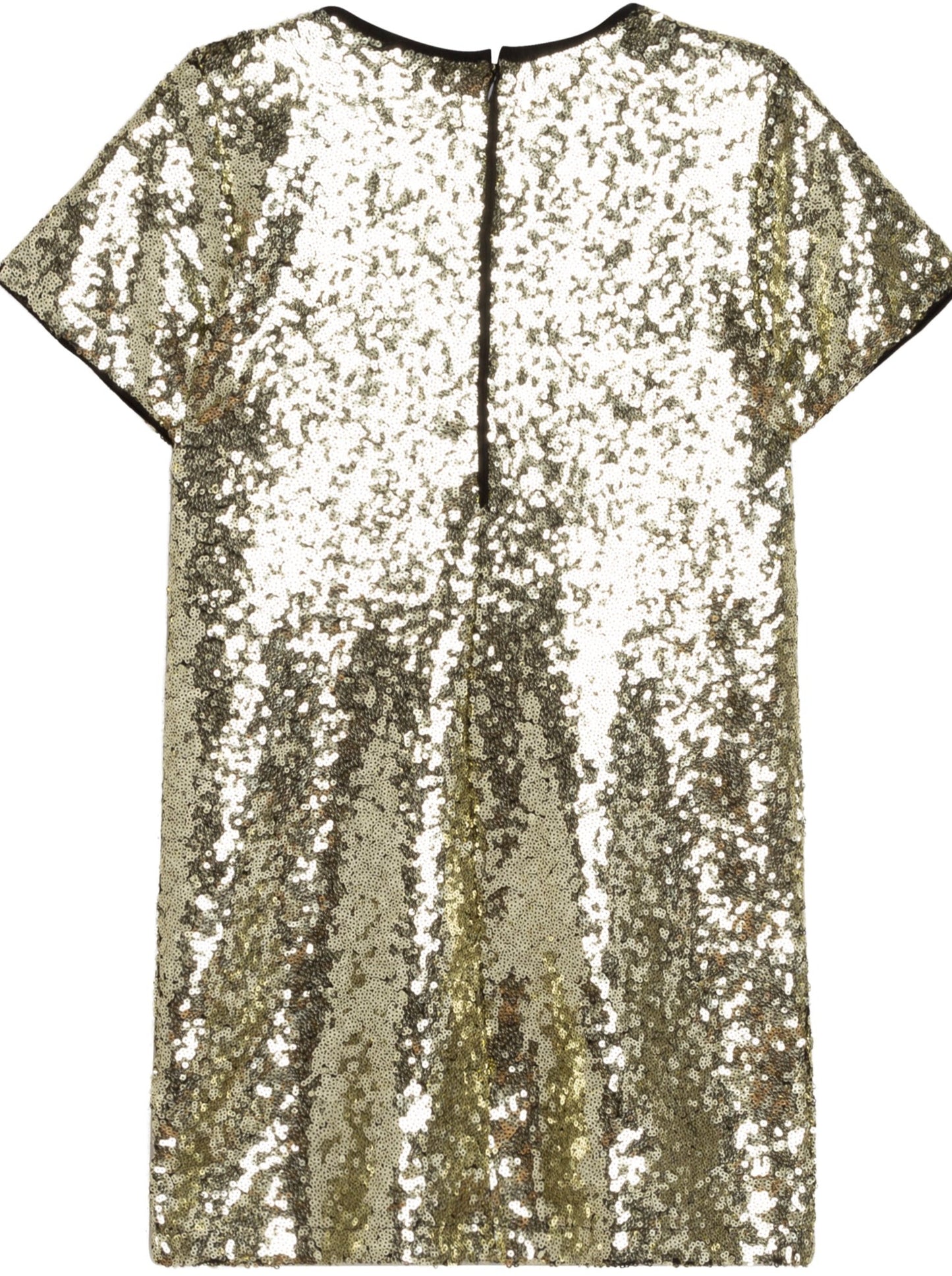 Michael Kors S/S Sequin T-Shirt Dress _Gold R12120-574