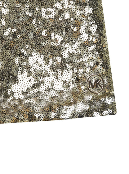 Michael Kors S/S Sequin T-Shirt Dress _Gold R12120-574