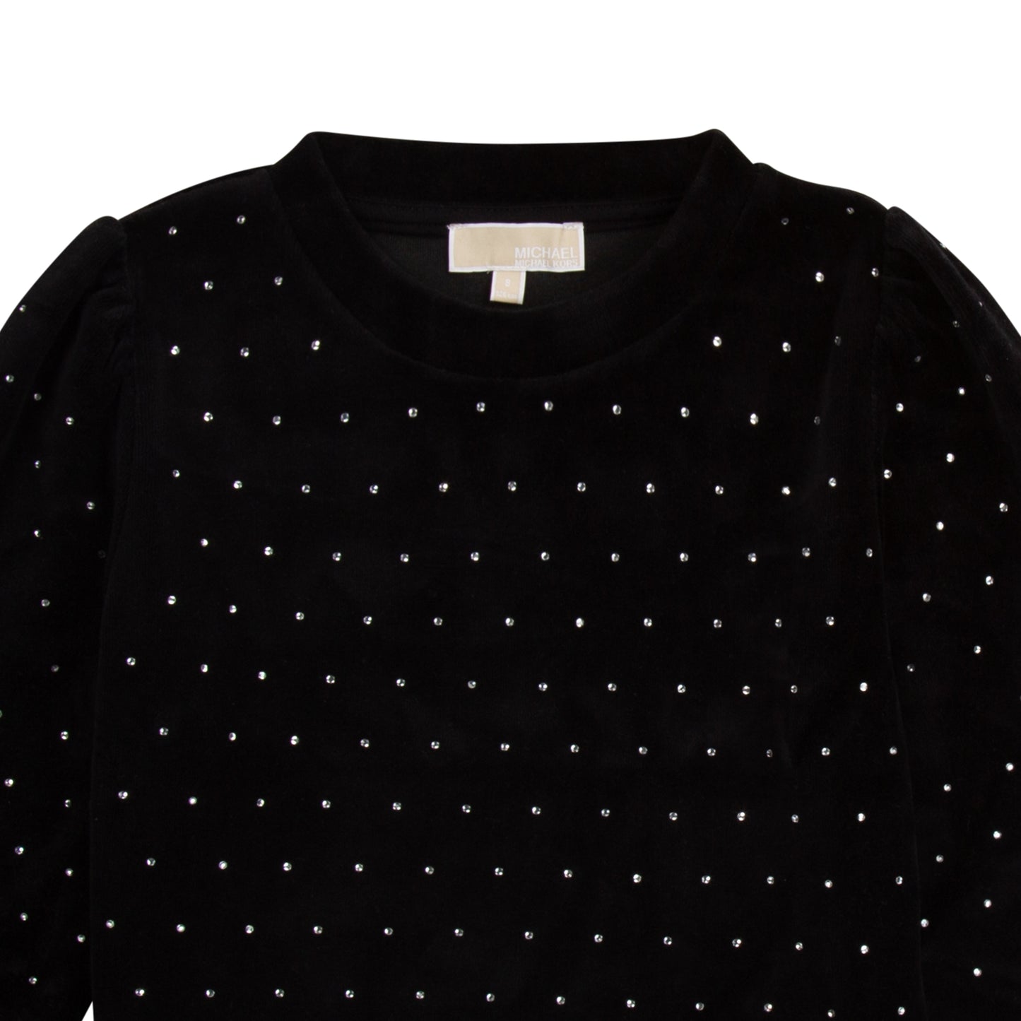 Michael Kors Velvet Studded Sweatshirt _Black R15141-09B