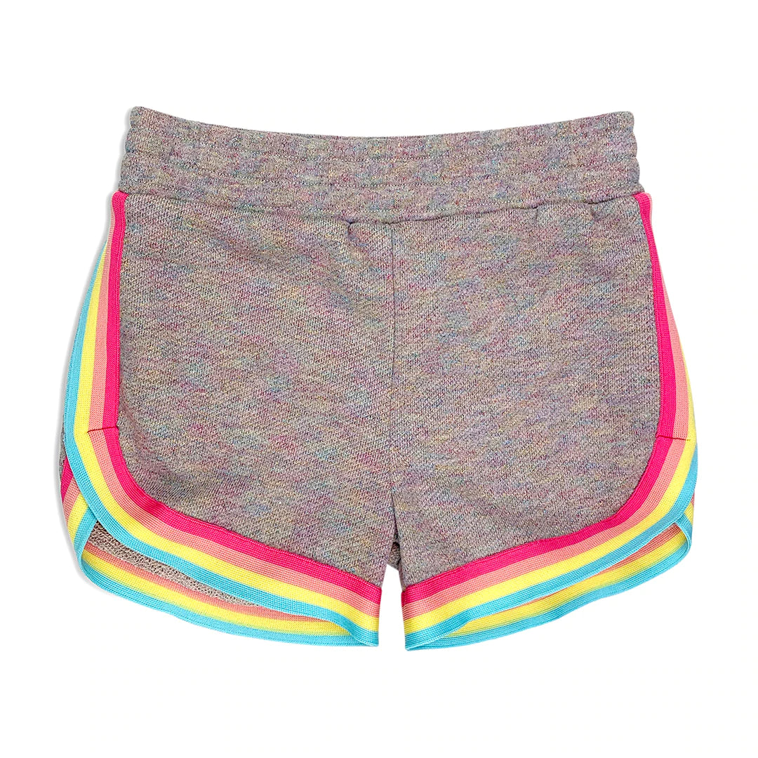 Appaman Rainbow Shorts _Grey Sparkle Z2LRS
