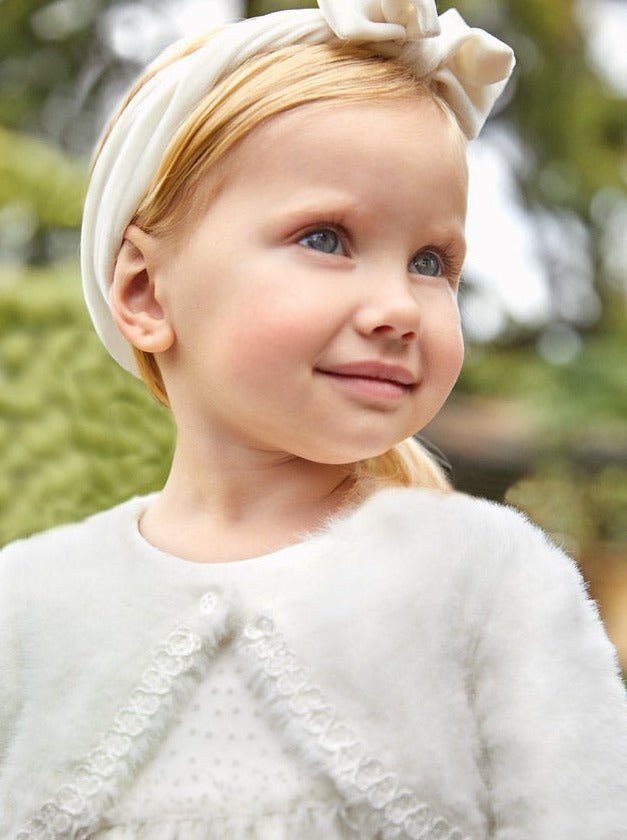 Abel & Lula Baby Knit Bolero Cardigan _Cream 5801 - 02 - NorthGirls