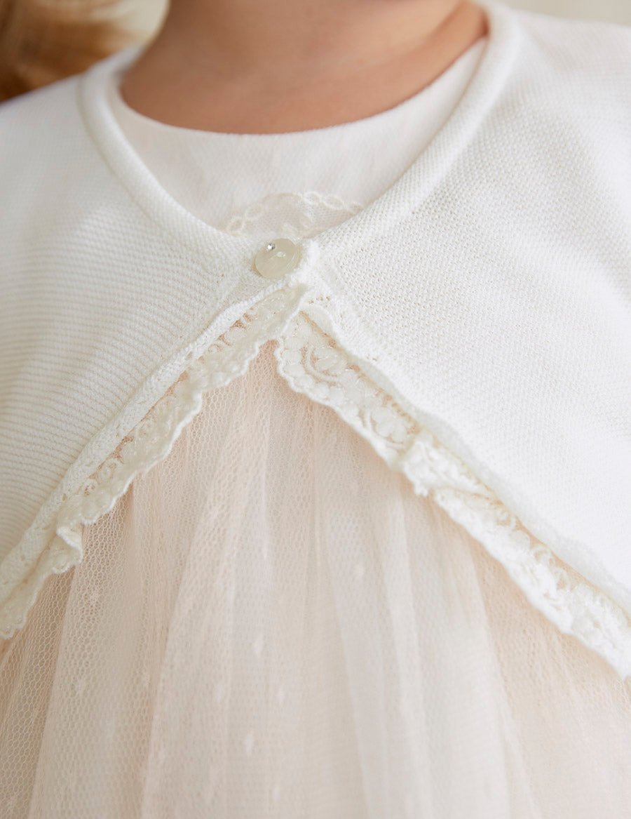 Abel & Lula Baby Knit Bolero _Cream 5335 - 73 - NorthGirls