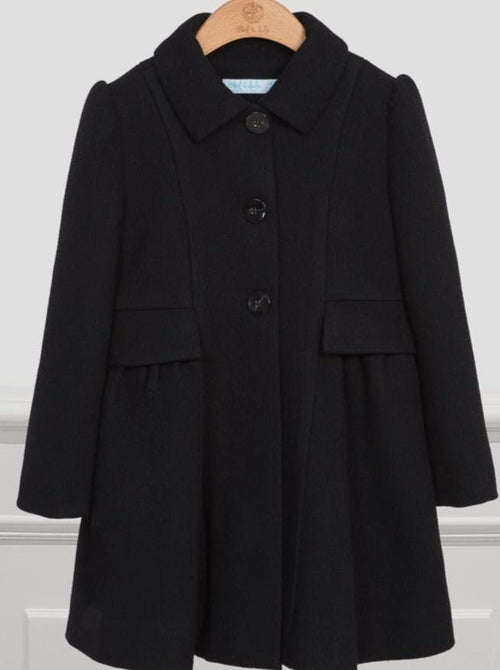 Abel & Lula Coat - Black Wool 5848 - 57 - NorthGirls