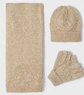 Abel & Lula Hat, Mittens & Scarf _Beige 5944 - 51 - NorthGirls