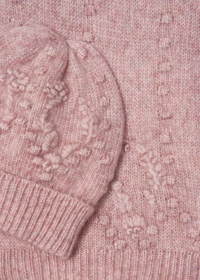 Abel & Lula Hat, Mittens & Scarf _Rose 5944 - 52 - NorthGirls