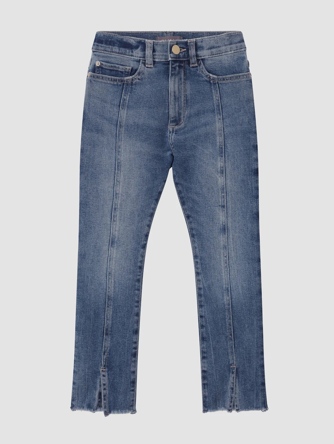 DL1961 Emie Straight High Rise Maritime Seamed _Blue 26372 - NorthGirls