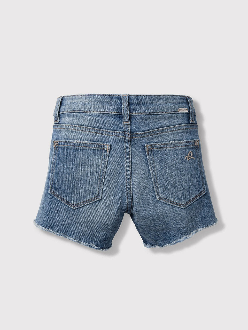 DL1961 Lucy Denim Shorts w/Raw Hem _Blue 6207 - NorthGirls