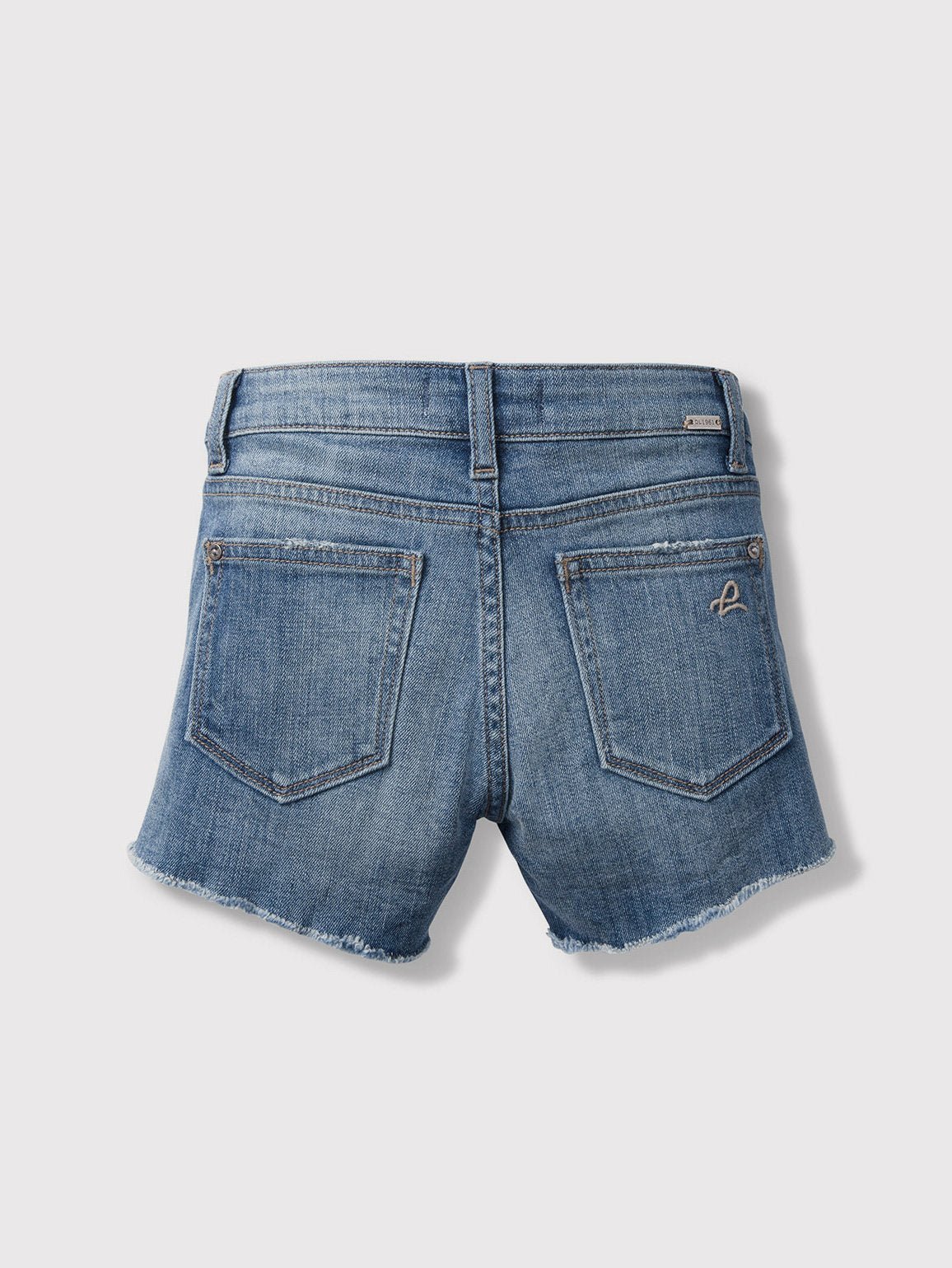 DL1961 Lucy Denim Shorts w/Raw Hem _Blue 6207 - NorthGirls