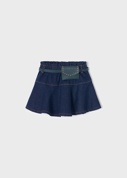 Mayoral Mini Denim Skirt _Dark Blue 4947-45