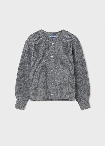 Mayoral Junior Knitted Cardigan _Grey 7376-60