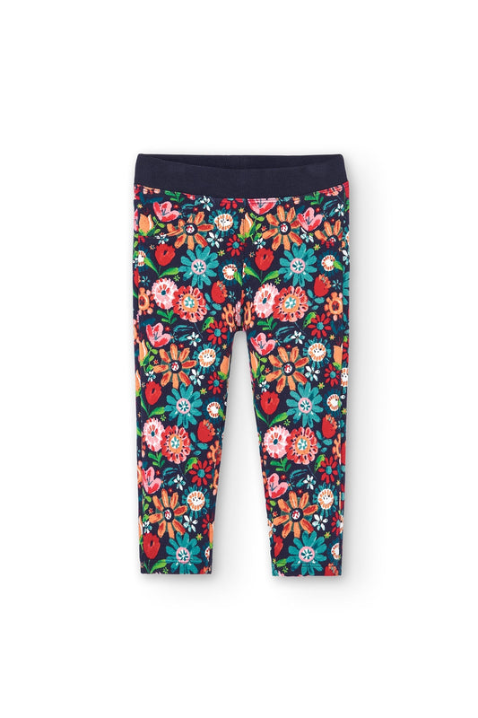 Boboli Baby Fleece Sweatpants w/Print _Navy 235044-9951