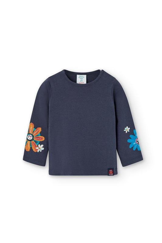 Boboli Baby L/S Knit Shirt _Navy 235099-2440